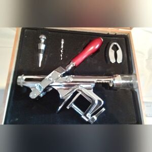 BAR WINE CORKSCREW, BOTTLE OPENRR PULLER TABLE /COUNTER TOP MOUNT